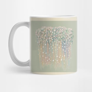 flowers in snow Mug